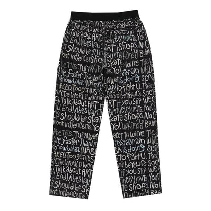 Clay Letter Sweat Pant Black