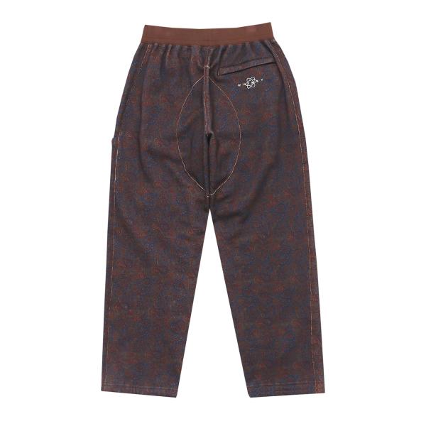 Paisley Sweat Pant Burgundy