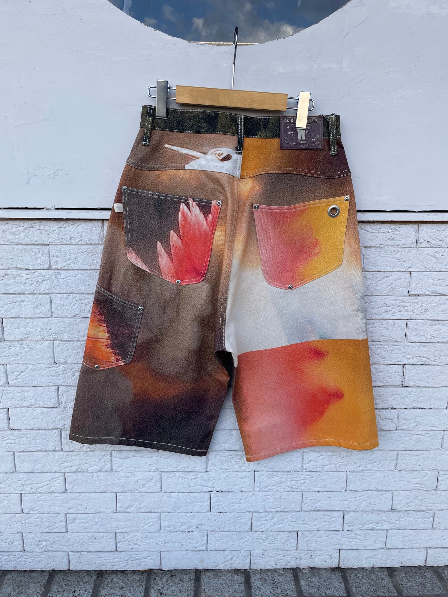 004121409-P	NEWCOMMUNE Baggy  Denim Shorts Rigid