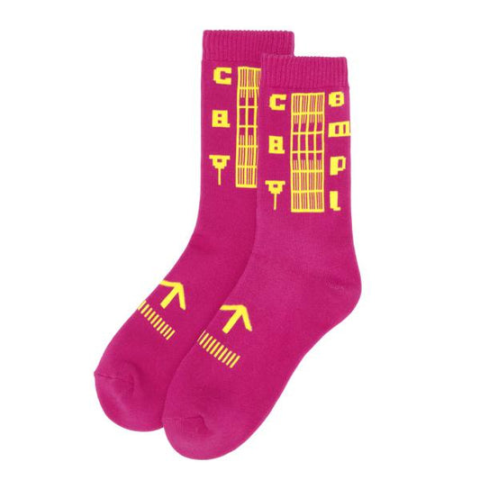 CES26G08 CAV↓↑EMPT SOCKS PINK