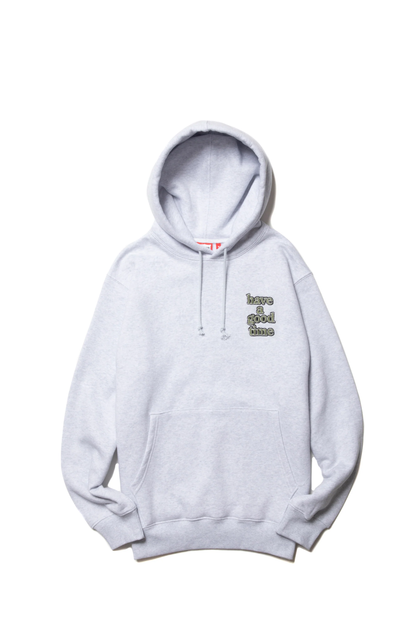 MINI LOGO EMB PULLOVER HOODIE FL ASH GRAY
