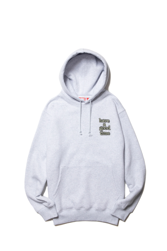 MINI LOGO EMB PULLOVER HOODIE FL ASH GRAY