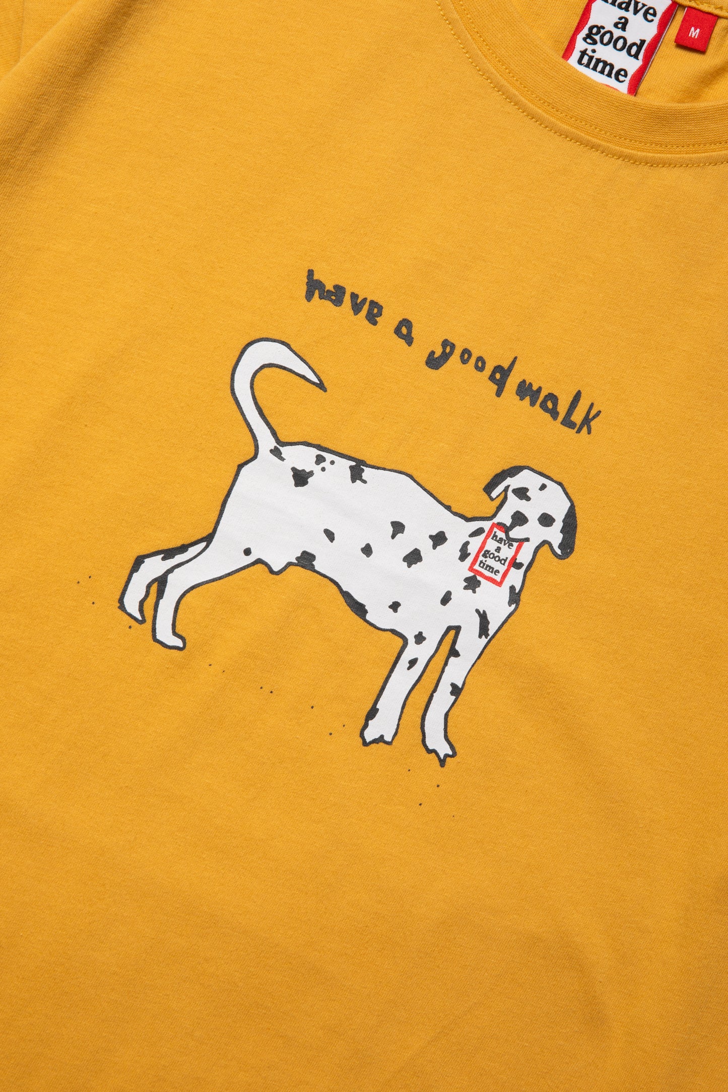 have a good walk LOGO S/S TEE CURRY