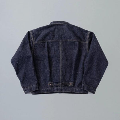 #001 T-BACK DENIM JACKET INDIGO