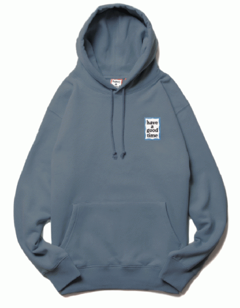 MINI BLUE FRAME PULLOVER HOODIE FL FOGGY BLUE