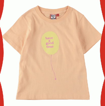 BALLOON LOGO S/S TEE ROYAL MILK TEA (KIDS TEE)