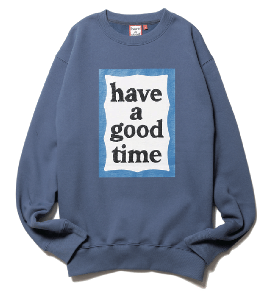 BLUE FRAME CREWNECK FL BLUE BERRY