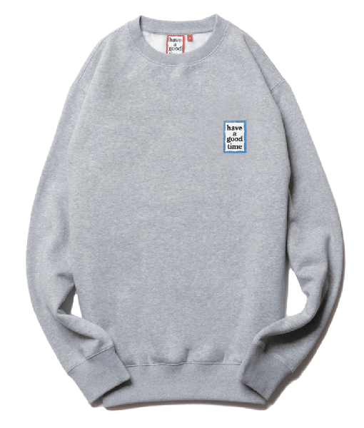 MINI BLUE FRAME CREWNECK FL ASH GREY