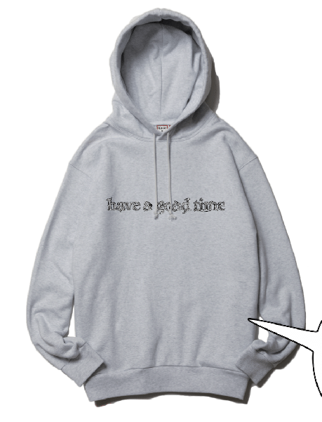 BIO MECH SIDE LOGO PULLOVER HOODIE FL ASH GRAY