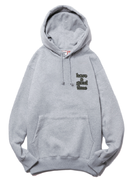 MINI LOGO EMB PULLOVER HOODIE FL ASH GRAY