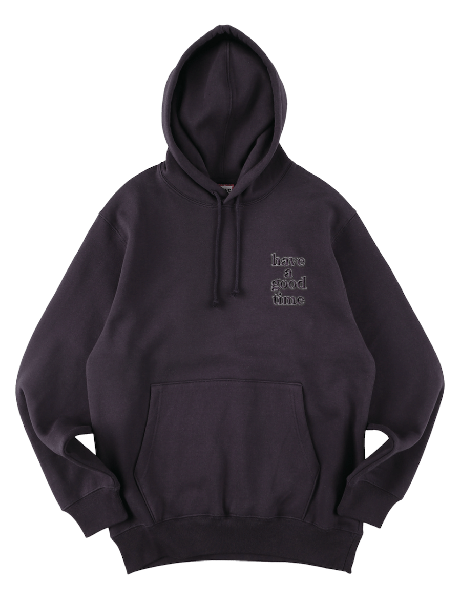 MINI LOGO EMB PULLOVER HOODIE FL DEEP PURPLE