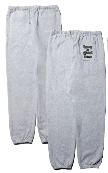 MINI LOGO EMB SWEATPANTS ASH GRAY