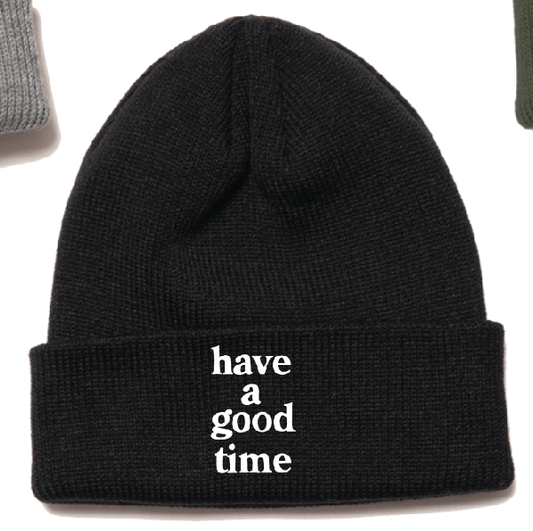 LOGO BEANIE BLACK