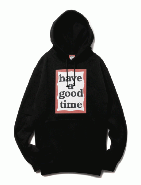 FRAME PULLOVER HOODIE FL BLACK