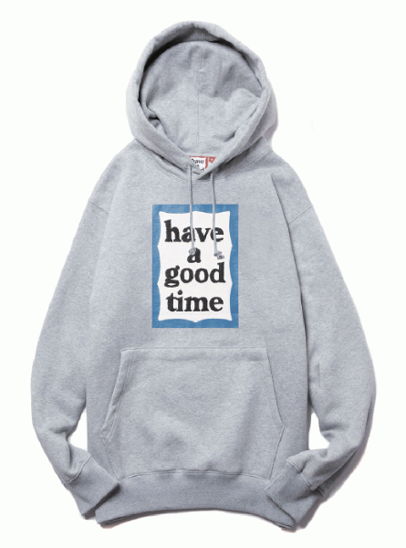 BLUE FRAME PULLOVER HOODIE FL ASH GRAY