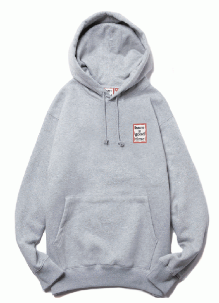 MINI FRAME PULLOVER HOODIE FL HEATHER GRAY