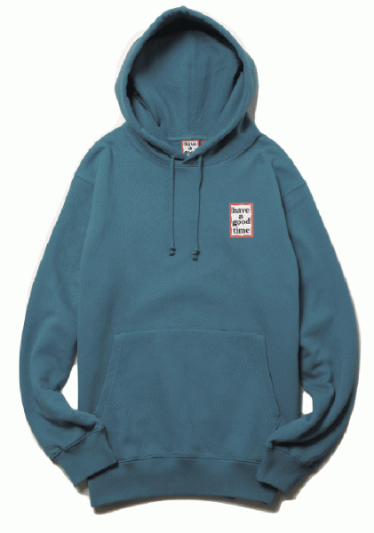 MINI FRAME PULLOVER HOODIE DUCK BLUE