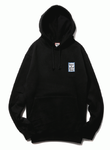 MINI BLUE FRAME PULLOVER HOODIE FL BLACK