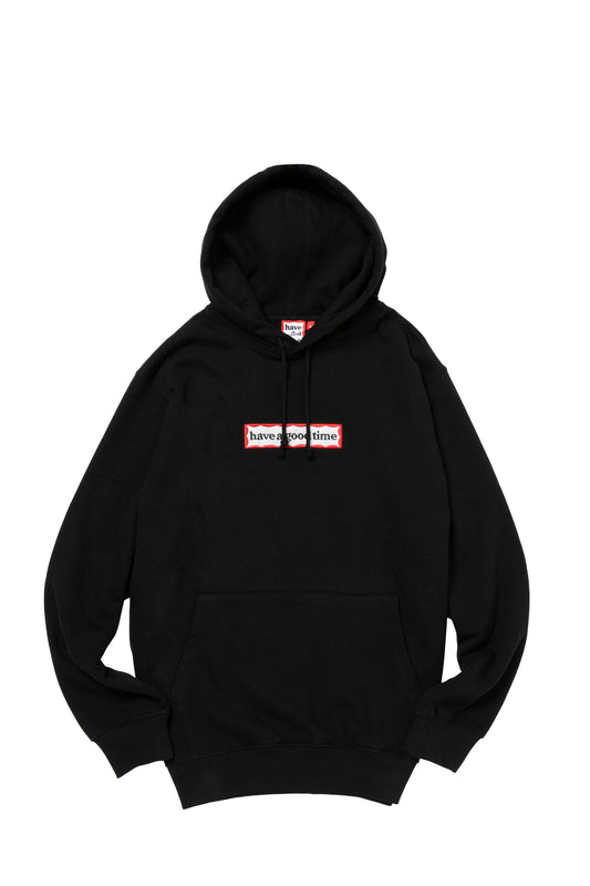 SIDE FRAME PULLOVER HOODIE FL BLACK