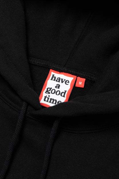 SIDE FRAME PULLOVER HOODIE FL BLACK