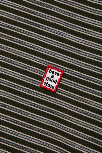 MINI MINI FRAME STRIPE S/S TEE GREEN