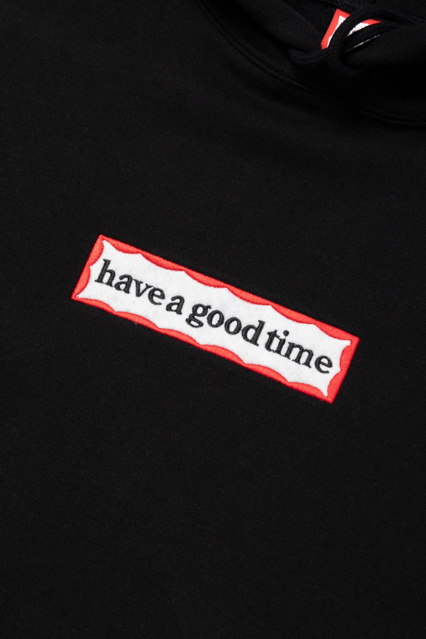 SIDE FRAME PULLOVER HOODIE FL BLACK