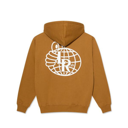 Atlas Monogram Hoodie Golden Brown/White