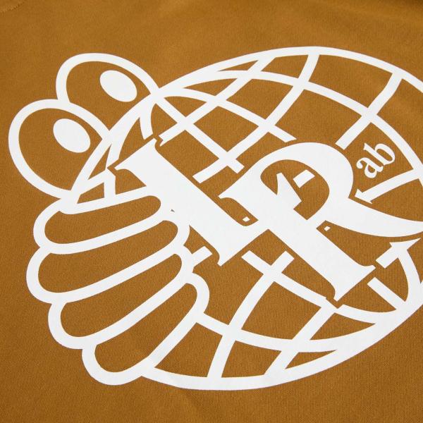 Atlas Monogram Hoodie Golden Brown/White