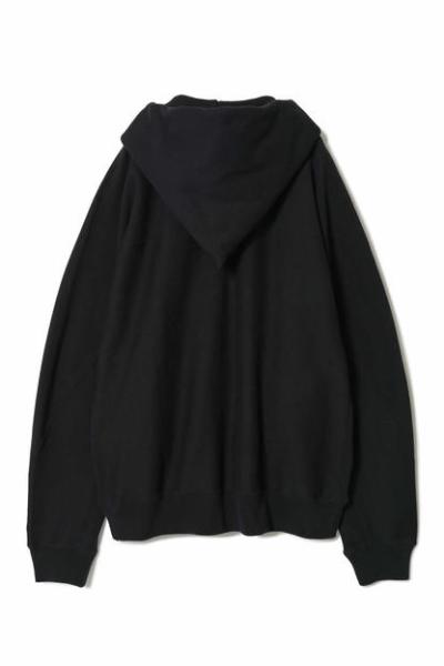 C8-Z109 N.H × Champion HOODED SWEATSHIRT BLACK