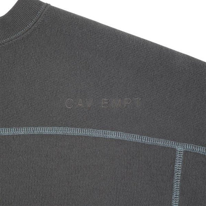 CES26CS22 CREW NECK DBL KNIT LONG SLEEVE CHARCOAL