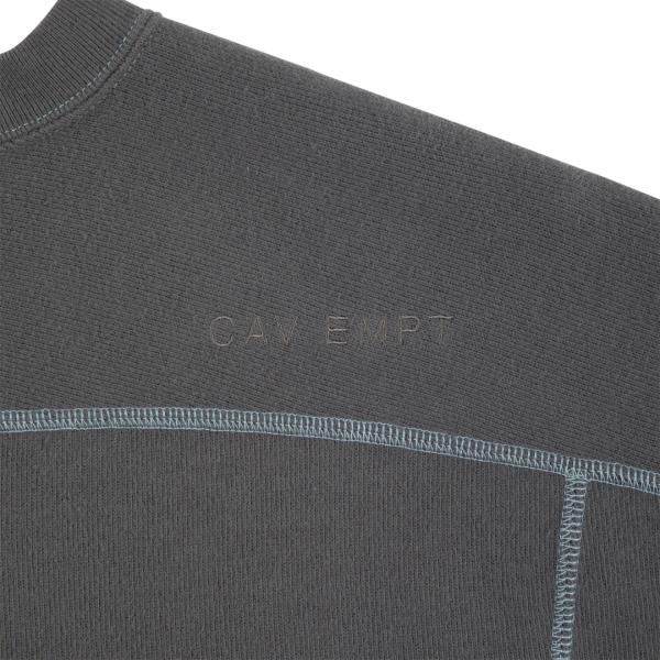 CES26CS22 CREW NECK DBL KNIT LONG SLEEVE CHARCOAL