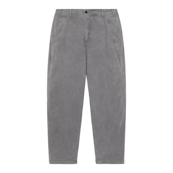 CES26PT09 OVERDYE COTTON CASUAL PANTS CHARCOAL