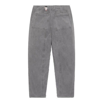 CES26PT09 OVERDYE COTTON CASUAL PANTS CHARCOAL