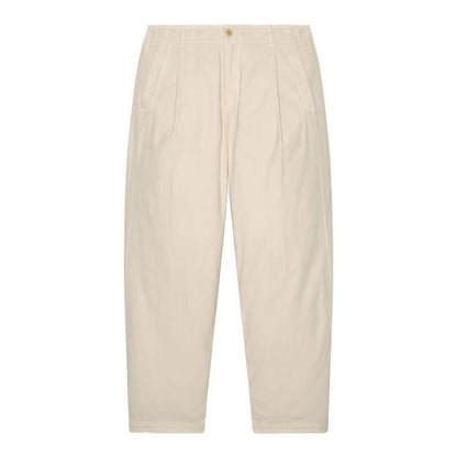 CES26PT09 OVERDYE COTTON CASUAL PANTS BEIGE