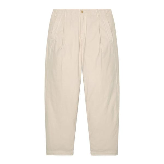 CES26PT09 OVERDYE COTTON CASUAL PANTS BEIGE