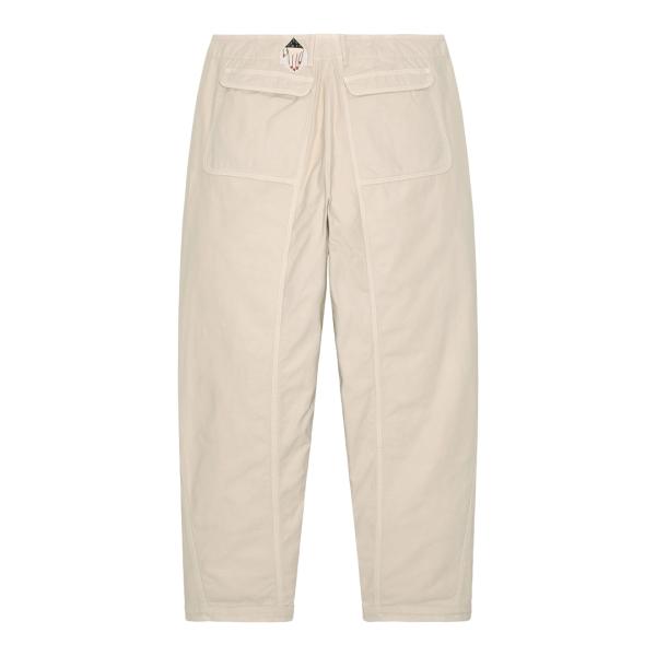 CES26PT09 OVERDYE COTTON CASUAL PANTS BEIGE