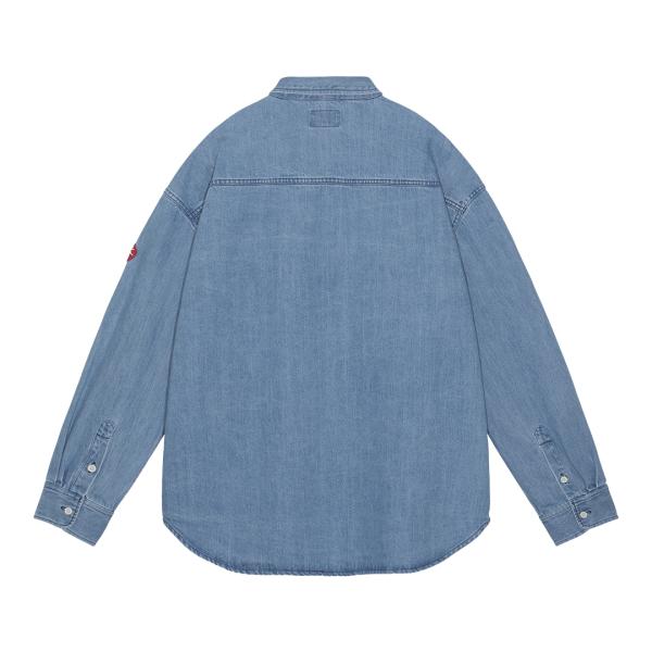 CES26SH02 BLEACHED DENIM BIG SHIRT