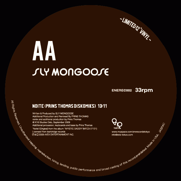 SLY MONGOOSE/Noite(Prins Thomas Remix)