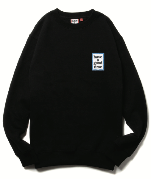 MINI BLUE FRAME CREWNECK FL BLACK