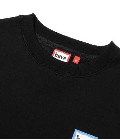 MINI BLUE FRAME CREWNECK FL BLACK