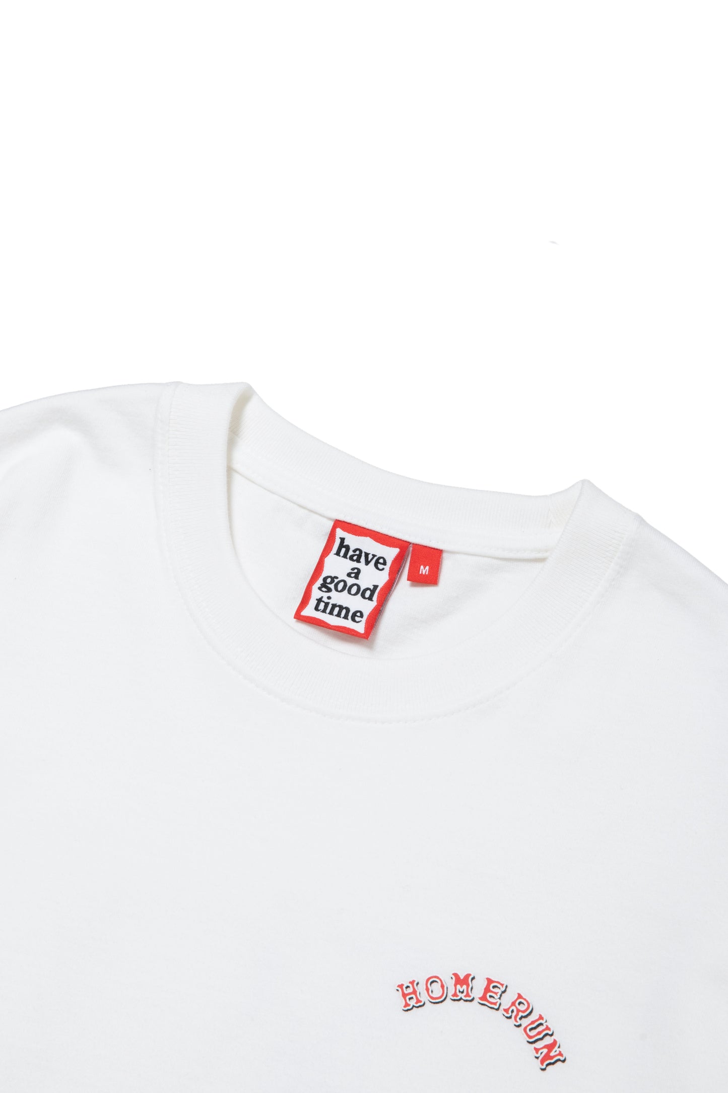 HOMERUN ALLIGATOR STATION L/S TEE WHITE