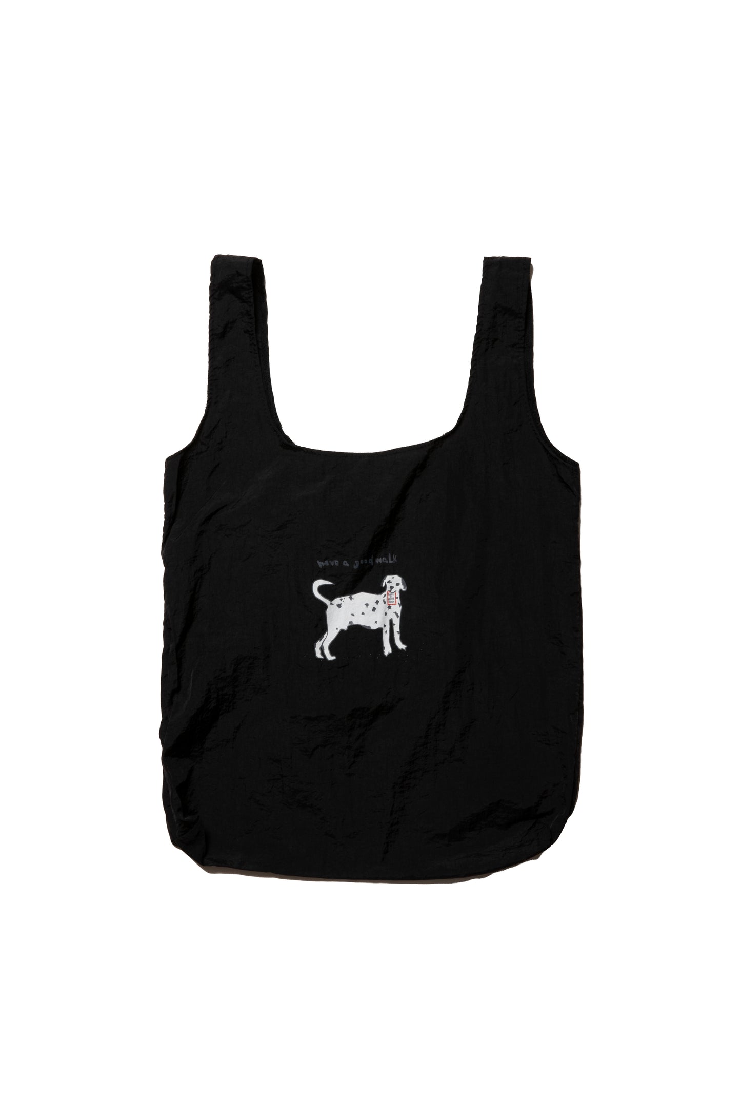 have a good walk POCKETABLE ECO BAG BLACK
