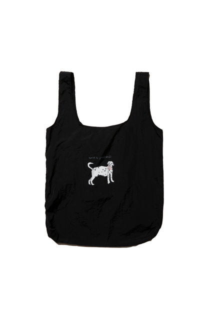 have a good walk POCKETABLE ECO BAG BLACK