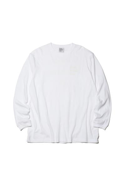 CFC-23AW-LS01 LOGO L/S TEE WHITE