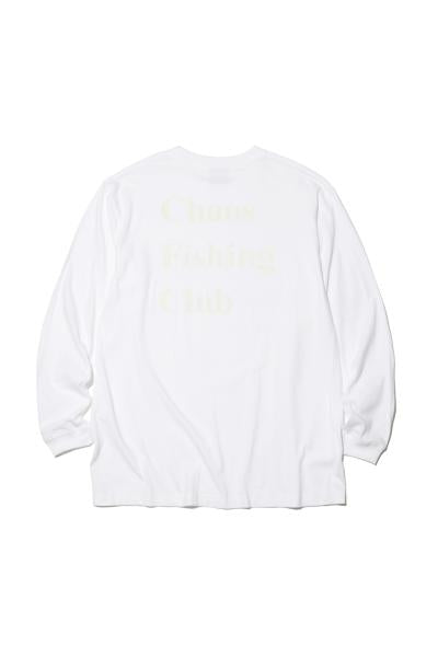 CFC-23AW-LS01 LOGO L/S TEE WHITE