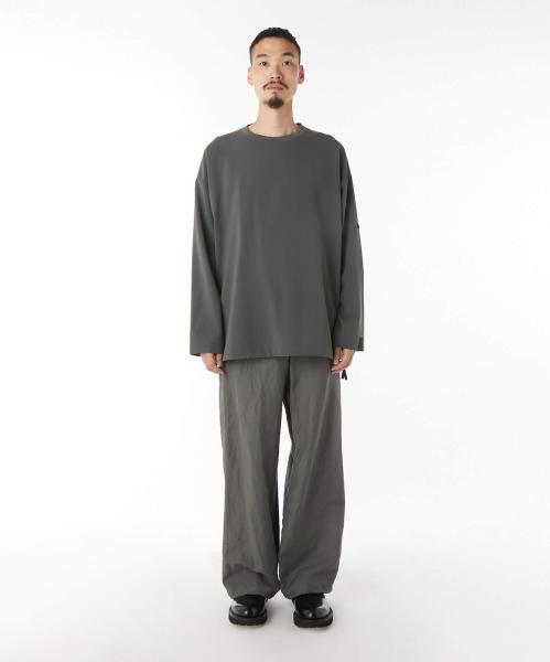 2251-CS14-003 / LONG SLEEVE T-SHIRT CHARCOAL