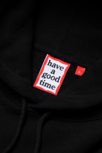 MINI FRAME PULLOVER HOODIE FL BLACK