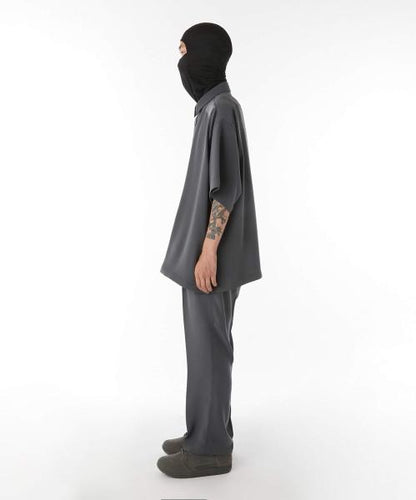 9251-SH50-006 HALF SLEEVE SHIRT CHARCOAL