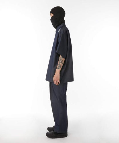 9251-SH50-008 HALF SLEEVE SHIRT CHARCOAL