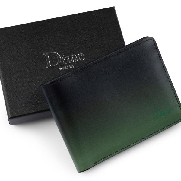 Cursive Gradient Wallet Green